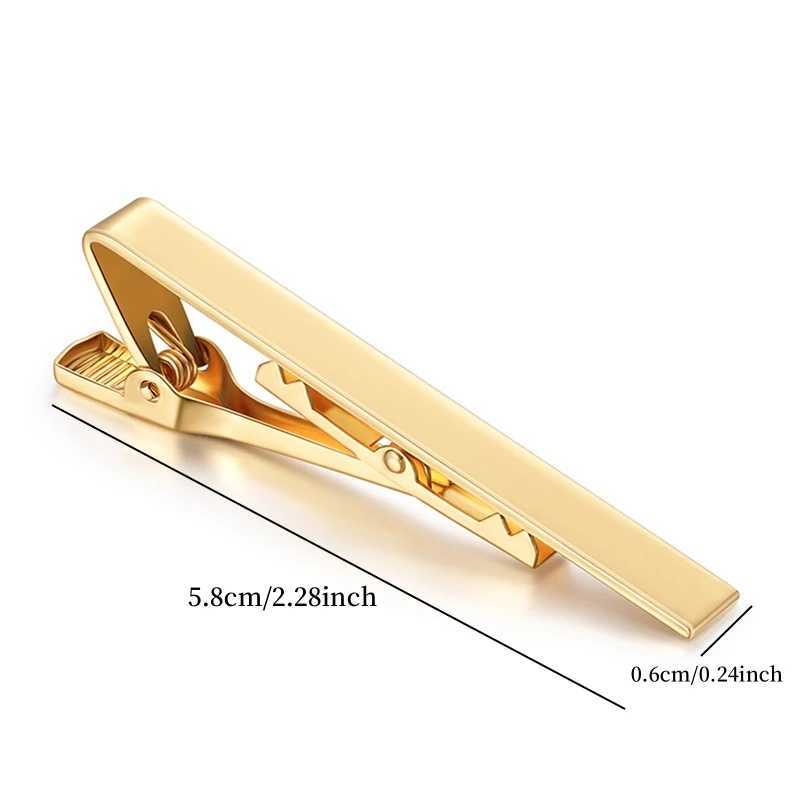 Fashion Men Metal Tie Clip Simple Tie Bar Buckle Practical Flat Pin Wedding Formal Party Tie Clip JewelleryX240914