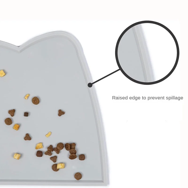 Silicone Pet Mat Pet Food Feeding Mat Waterproof Dog Cats Bowl Food Mat Puppy Feeder Tray Water Placemat For Dogs Accessories
