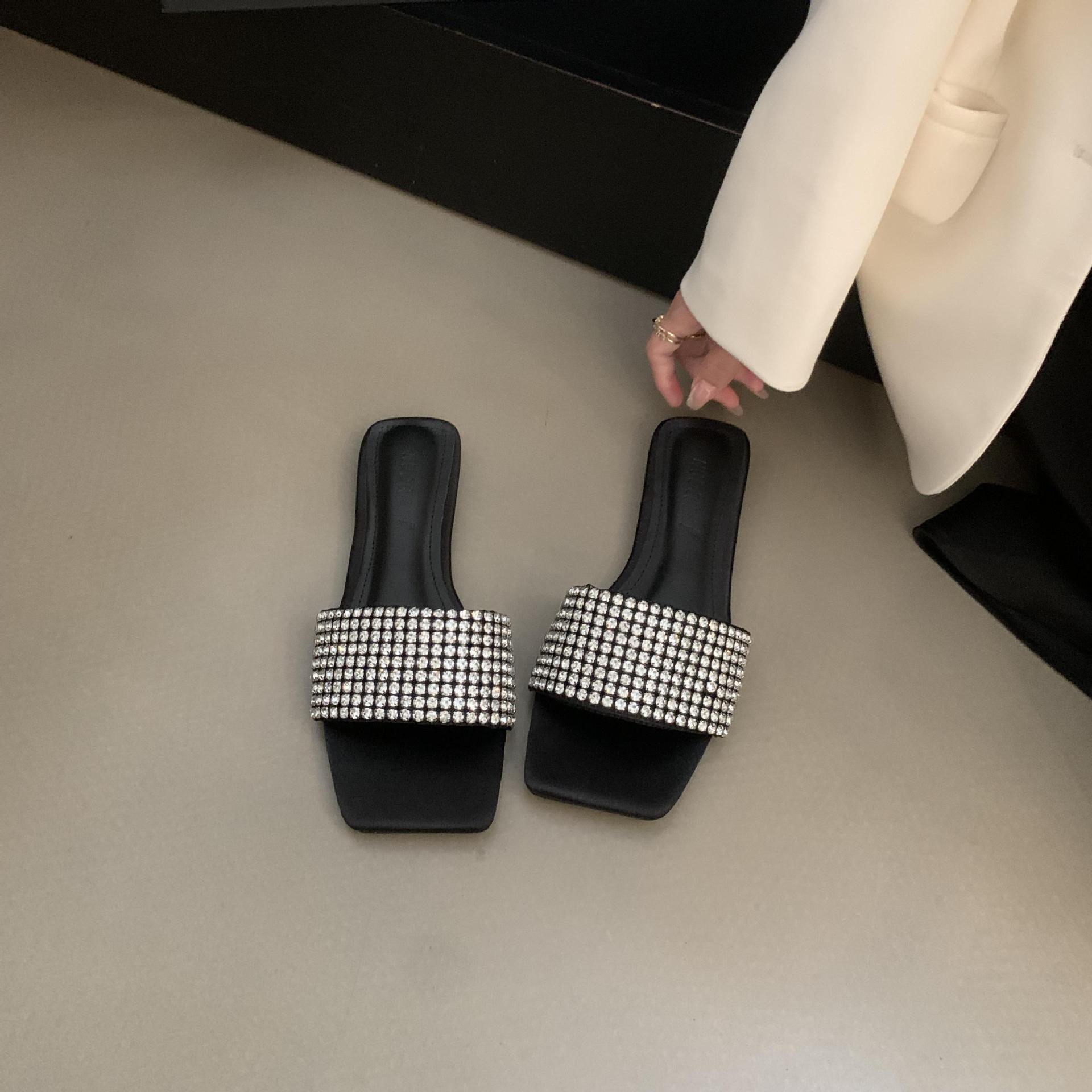 Shoes Fabric Low Rome PU Rubber Hoof Heels 5a02