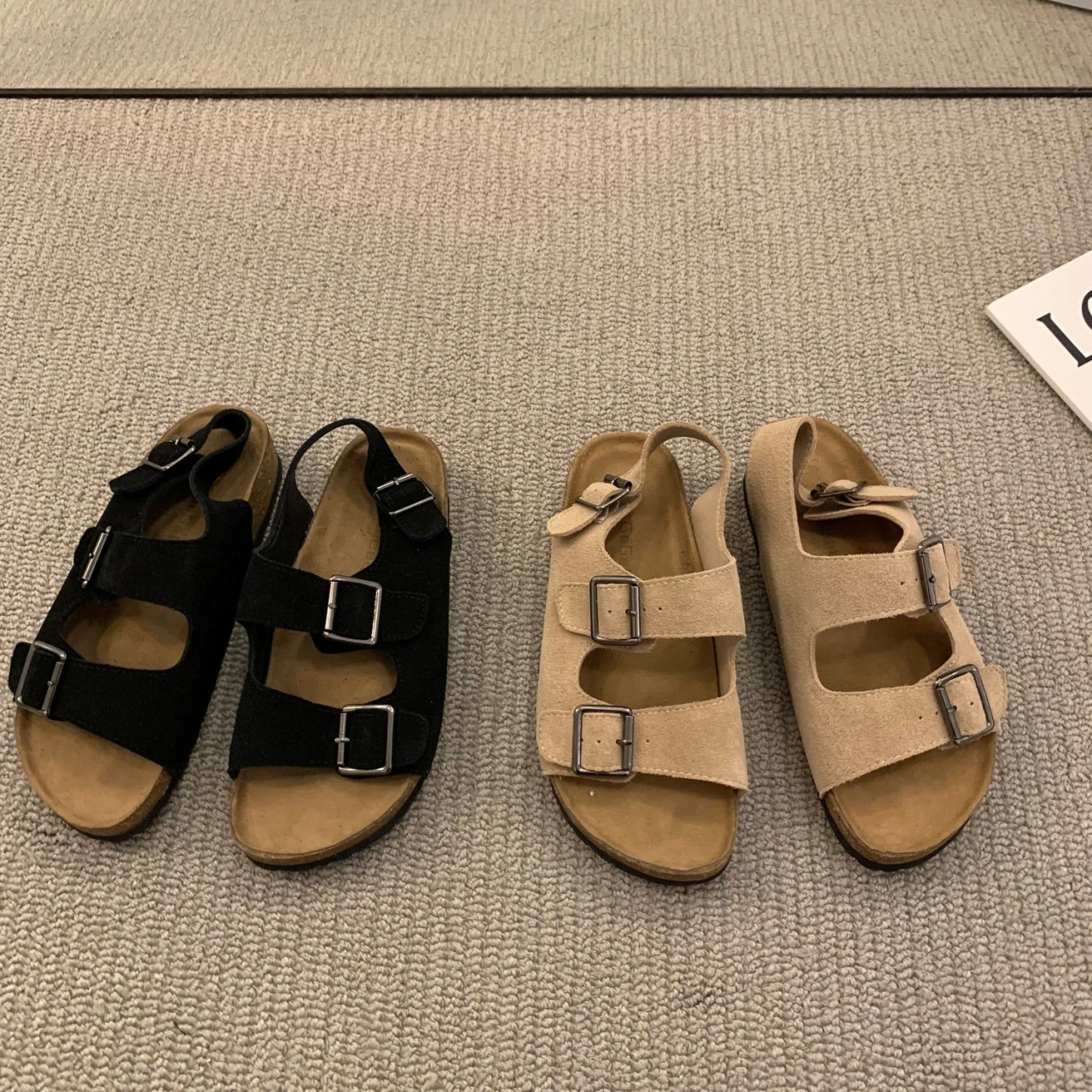 Summer New Fashion Women Flat Rome Female Shallow Flats Clip Toe Beach Sandals c6d4 s