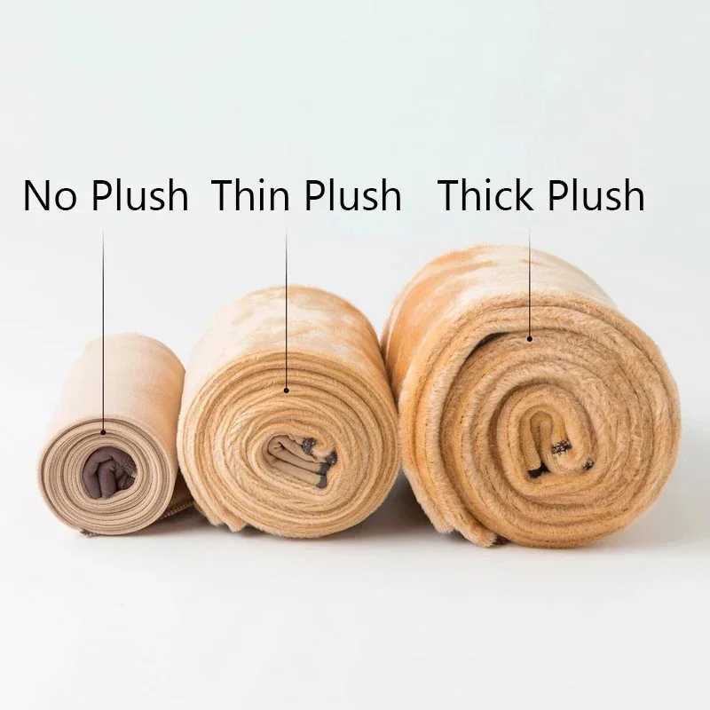 Women Thermal Leggings Winter Warm Sexy Basic Elastic Pantyhose Female Fashion High Waist Slim Thicken Fleece Tight Skinny PantsX240914