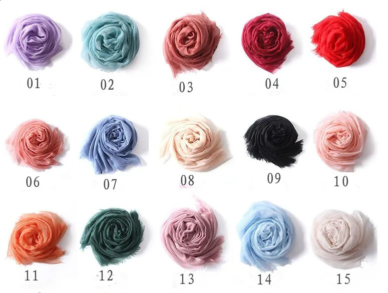 Naizaiga 100 ring Cashmere ladies solid summer thin shawl women scarf big size pashmina JYFZ1 240909