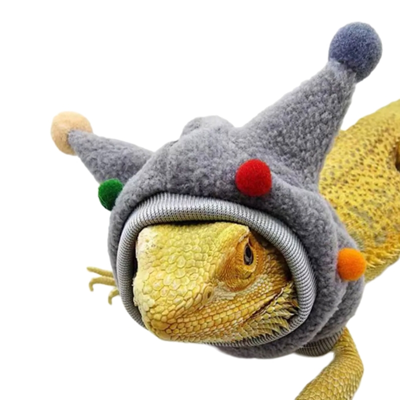 Fun Scarf for Reptiles Outfit Comfortable Costume Lizards Bearded Dragon 6XDE