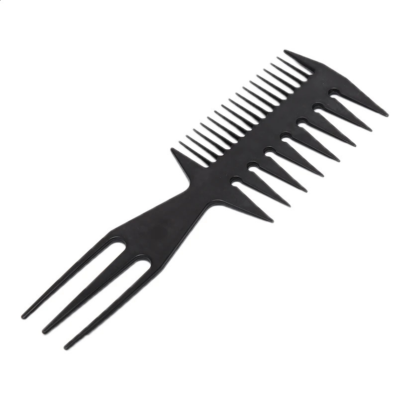 Big Teeth Double Side Tooth Combs Barber Hair Dyeing Cutting Coloring Brush Man Styling Tool 240911