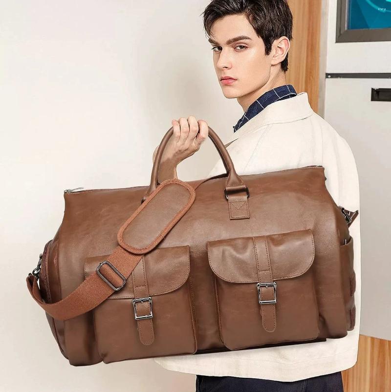 Duffel Bags Foldable Suit Bag Garment Travel With Wheels Waterproof Large Capacity Multifunctional Business Trolley Box Luxury Weekend