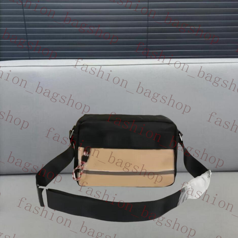 Fashion black Camera Bags Designer Bag Men Crossbody Shoulder Bag Women Zip Messenger Bag Nylon plaid handbag Adjustable Webbing Strap square bag coin purse