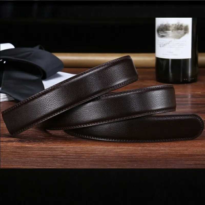 Men Ratchet Buckle Or Strap Leather Belt Replacement Free Buckle Adjustable Replacement Strap CowboyX240914