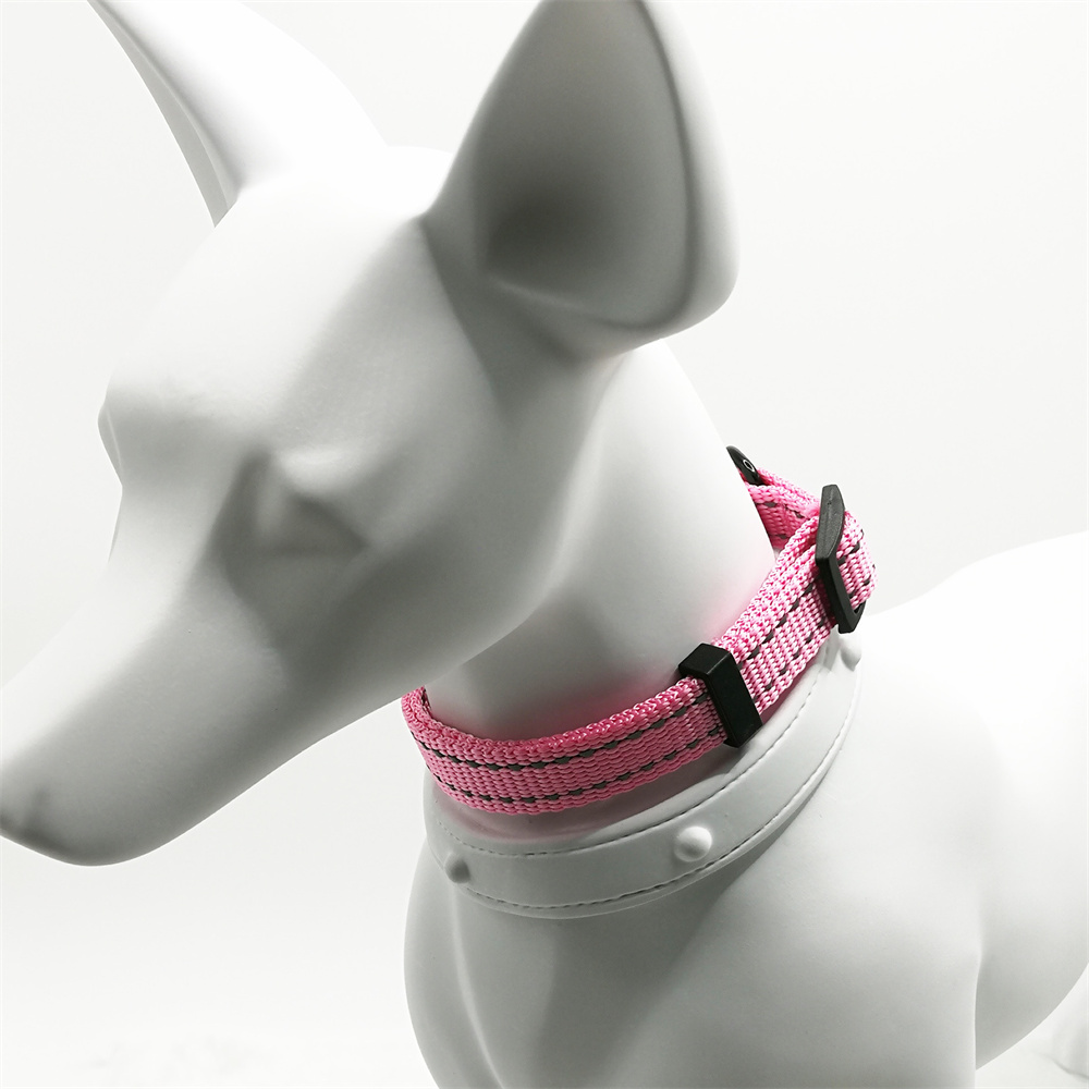 Nylon Reflective Dog Collar Adjustable Pet Collar Lightweight and Comfortable for Small To Medium Dogs and Cats Pet Accessories