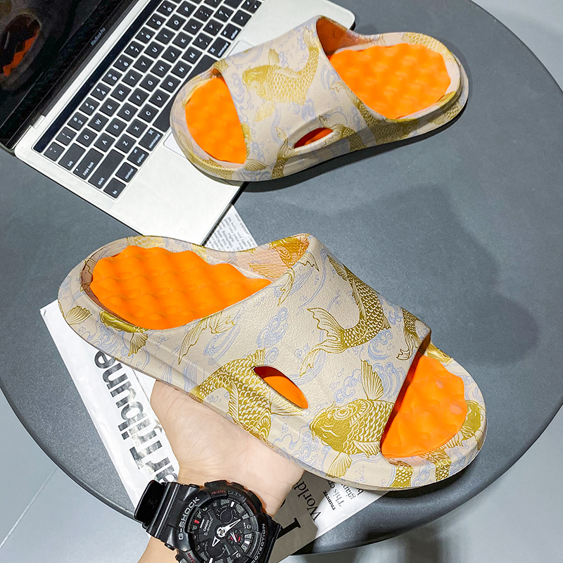 High Quality Summer Men's Outdoor New Home Slippers Indoor Designer Non Slip Soft Thick Bottom Sliders Beach Sandals