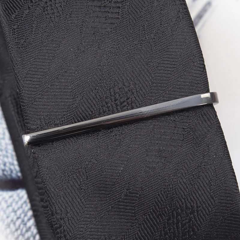 Tie Clips for Men Fashion Luxury Metal Gold Colour Tone Simple Bar Clasp Necktie Accessories Clasp Tie Pin for Mens Collar ClipX240914