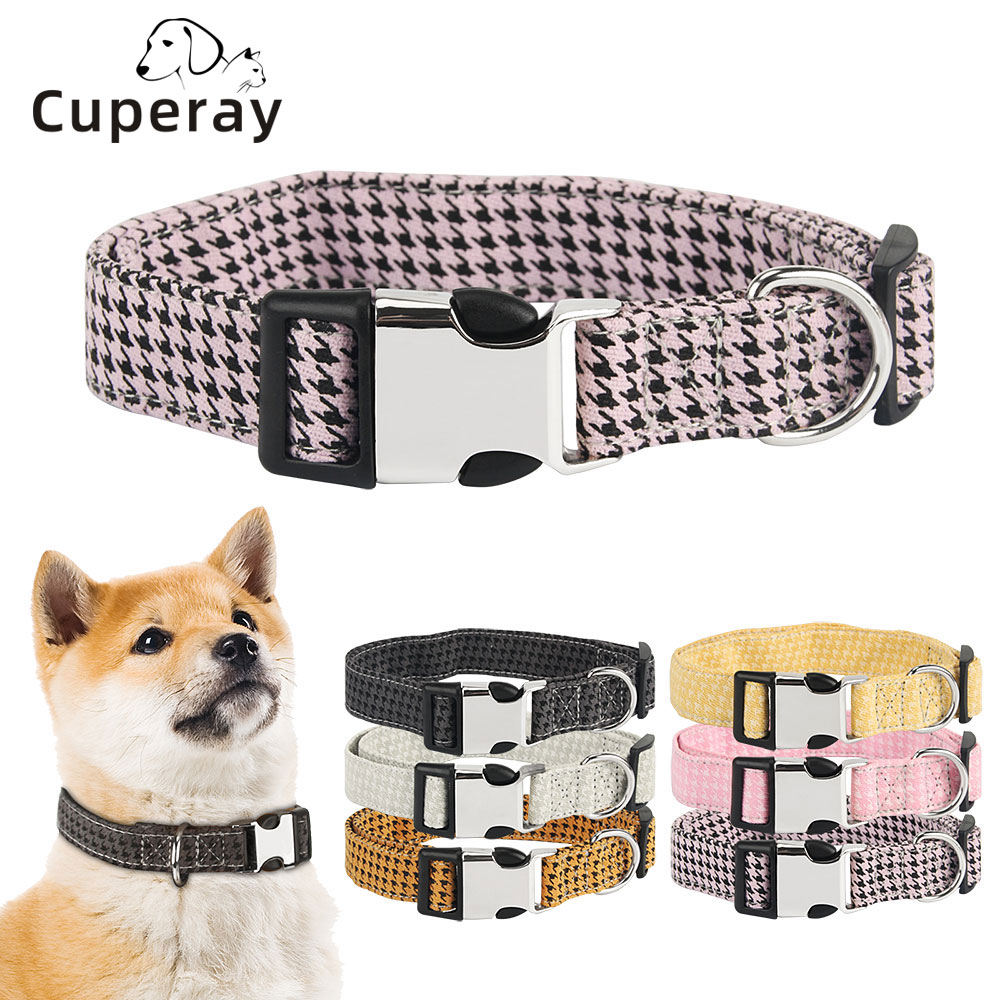 Dog Collar for Small Medium Large Dogs,Adjustable Soft Comfortable Puppy Collars with Metal Buckle Easy To Wear Pet Accessories