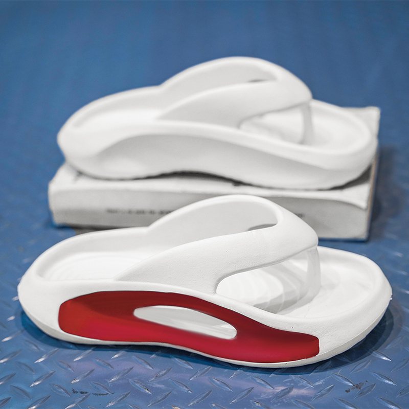 Fashion Men Flip Flops Outdoor Indoor Slippers Comfortable Thick Soft Sole Men Women Beach Sandals Non-slip Home Slippers 36-45