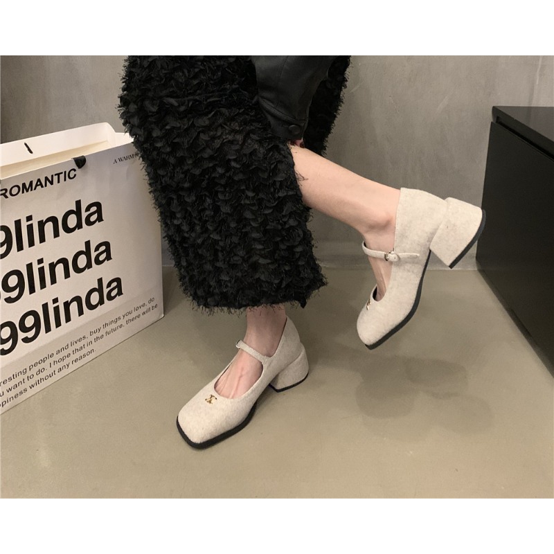 Shoes Woman Flats Autumn Casual Female Sneakers Shallow Mouth Loafers Fur Dress Winter 2024 Fall Retro Basic Short Plush R