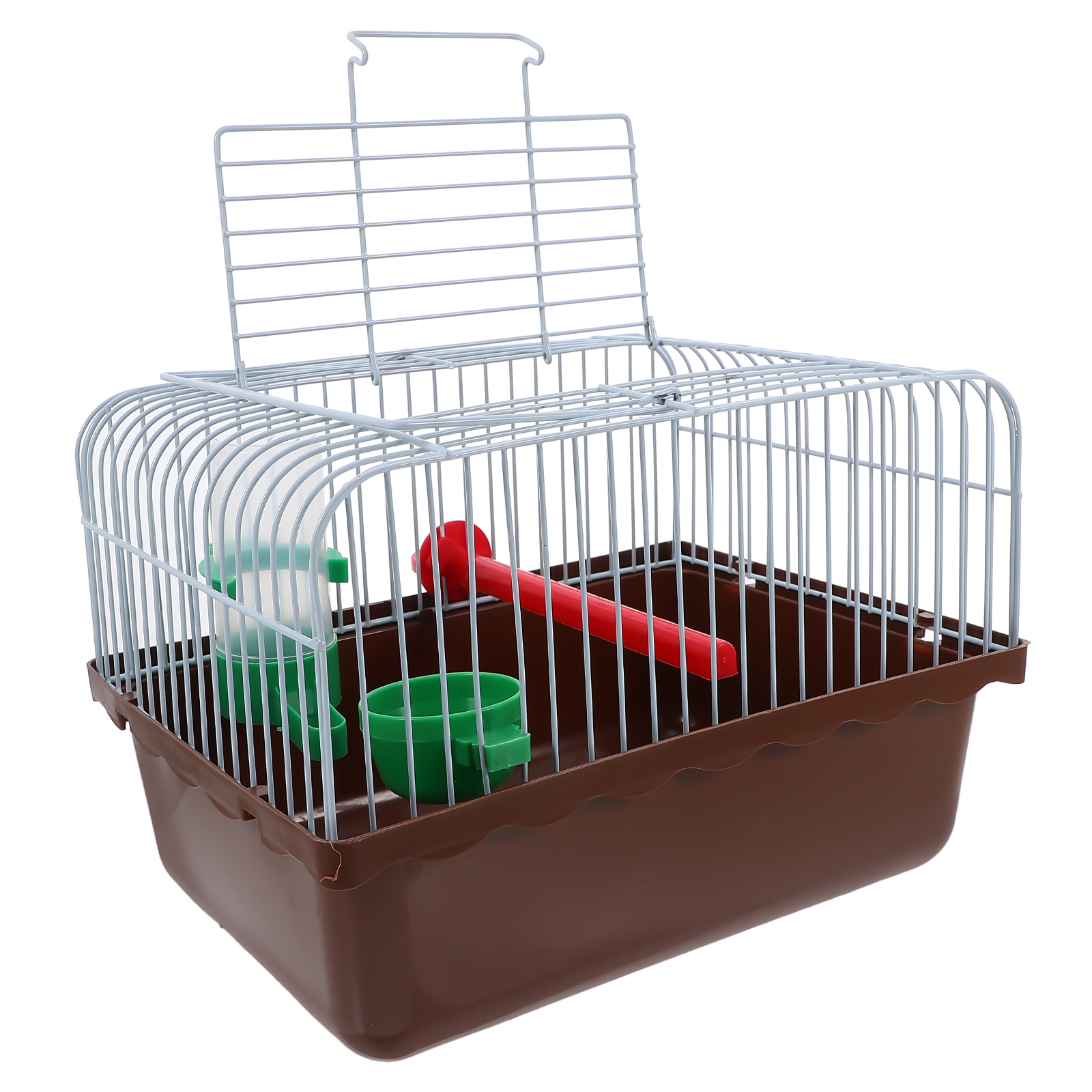 Spacious Bird Carrier for Travel Portable Bird Travel Cage with Perch Food Box Waterer Parrot Outing Carrying Cage Lightweight