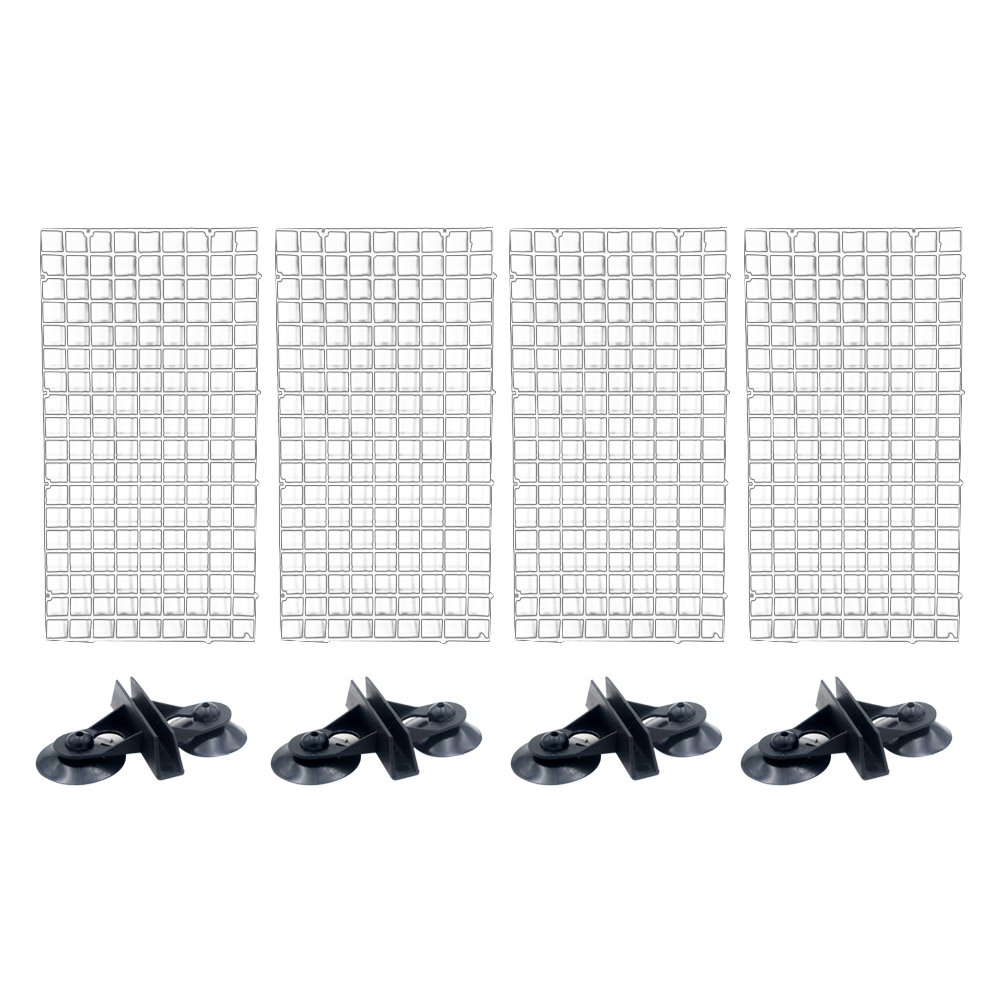 Fruit Drain Basket Fish Tank Separator Betta Splitter Partition Small with Divider