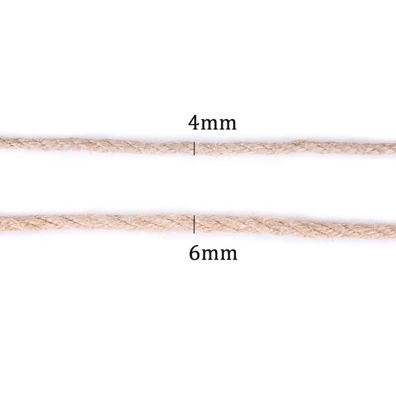 10M 30M 50M Cat Sisal Rope Diy Twisted Twine Kitten Claw Sharpening Toy Prevent Scratching Protect Furniture Cat Accessories