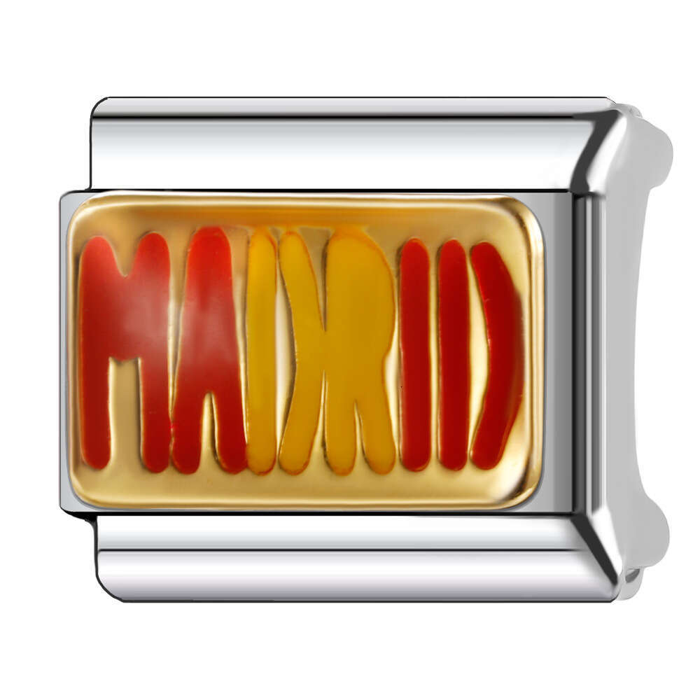 New Women's Gift drama queen friend Bead Italian Charms Links Bangle Beads Fit 9mm Stainless Steel Bracelet Making DIY For Women Fashion Jewelry