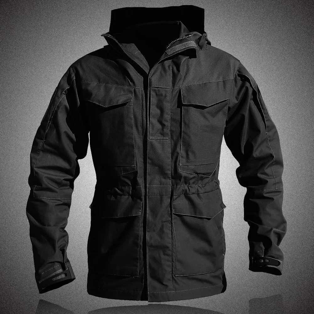 M65 British US Army casual tactical windproof mens waterproof flight pilot jacket hooded military field jacket winter autumn W240914