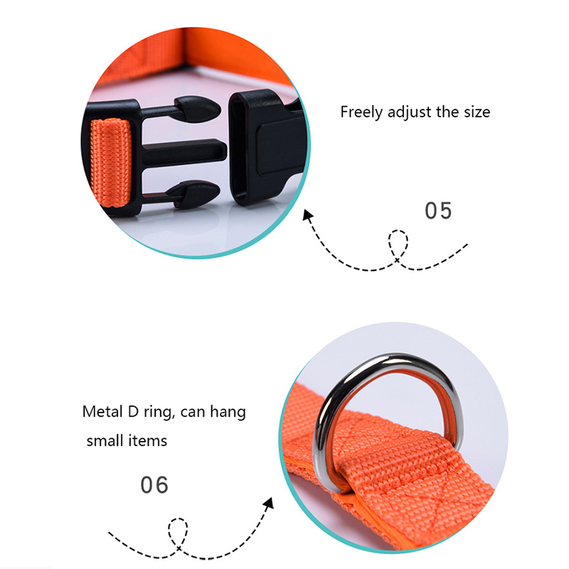 Dog Collar, Soft Neoprene Padded Breathable Nylon Pet Collar Adjustable with Quick Release Buckle for Small,Medium Large Dogs