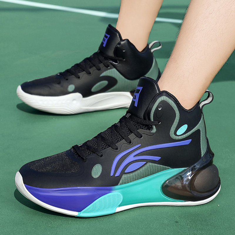 Basketball Shoes Male Rebound Professional Combat Students Anti-slip Shock Sports Shoes Zapatos Mujer Female 2024 Spring New