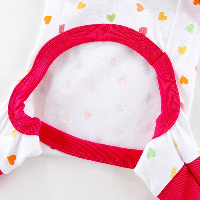 Luxury Dog Jumpsuits Pet Dog Clothes for Small Dogs Soft Cotton Puppy Pajamas Cute Print Cat Jumpsuits Pet Overalls Dog Costumes