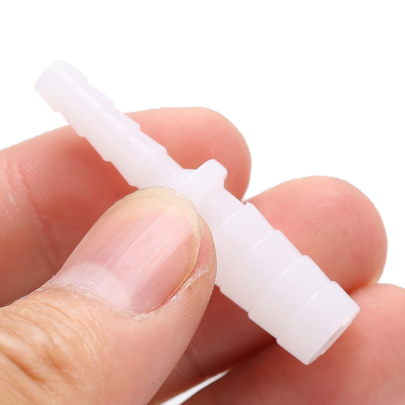2-Way Straight Aquarium Water Pipe Adapter, Fish Tank Fittings, Joint Connector, 20Pcs