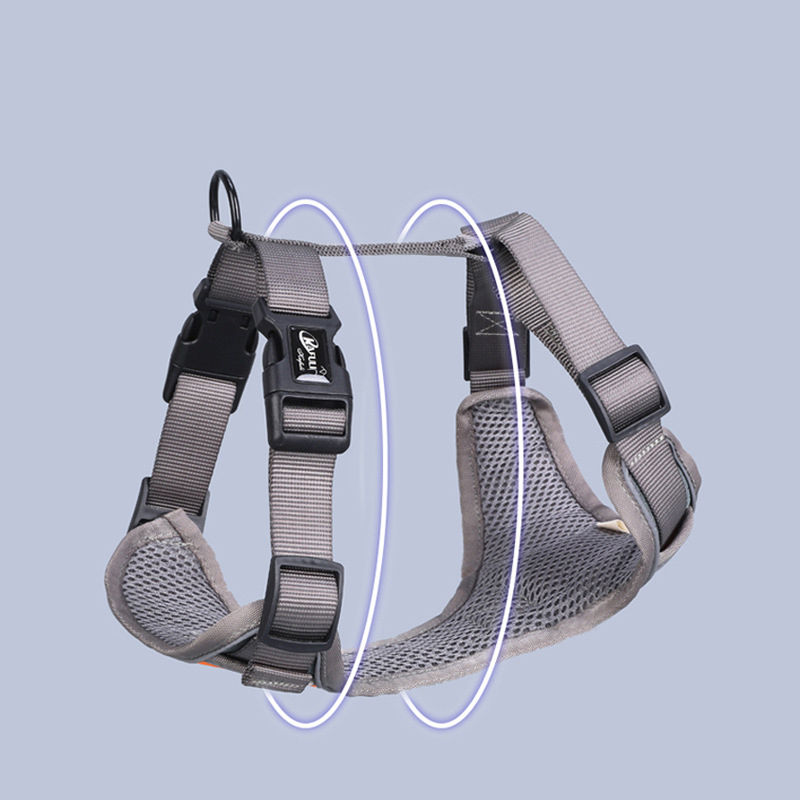 Dog Harness Vest-style Reflective Pet Sling Oxford Cloth Strong and Durable Adjustable Dog Sling for Dog Walking Pet Supplies