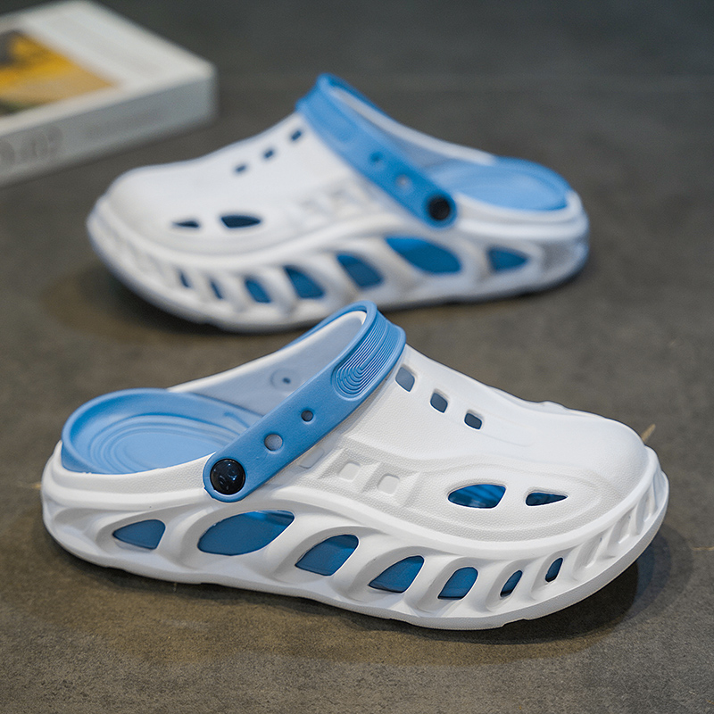 Fashion Men's Sandals Outdoor Slippers Beach Comfortable Slides Thick Soft Clogs Water Shoes Men Casual Shoes Men Beach Sandals