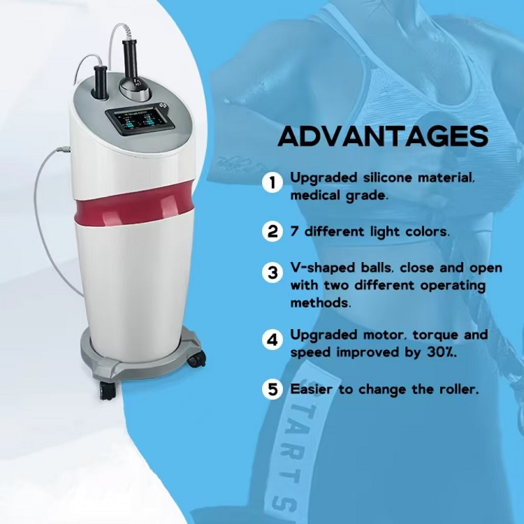 8D Inner Ball Endo Roller Body Shaping Slimming Face Rolling Massage Body Sculpting Cellulite Reduction Body Slimming Machine
