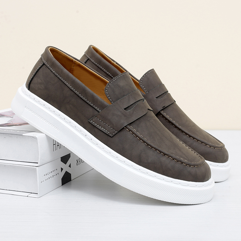 Genuine Leather Male Summer Slip on Loafers Handmade Men's Casual Leather Shoes Hot Sale Driving Shoes Moccasins Walking Flats