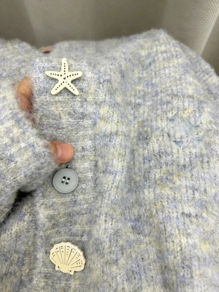 Autumn Winter Hoodie Cardigan Coat Women Lazy Long Sleeve Knitted Tops Mujer Fashion Allmatch Single Breasted Sweater 240904