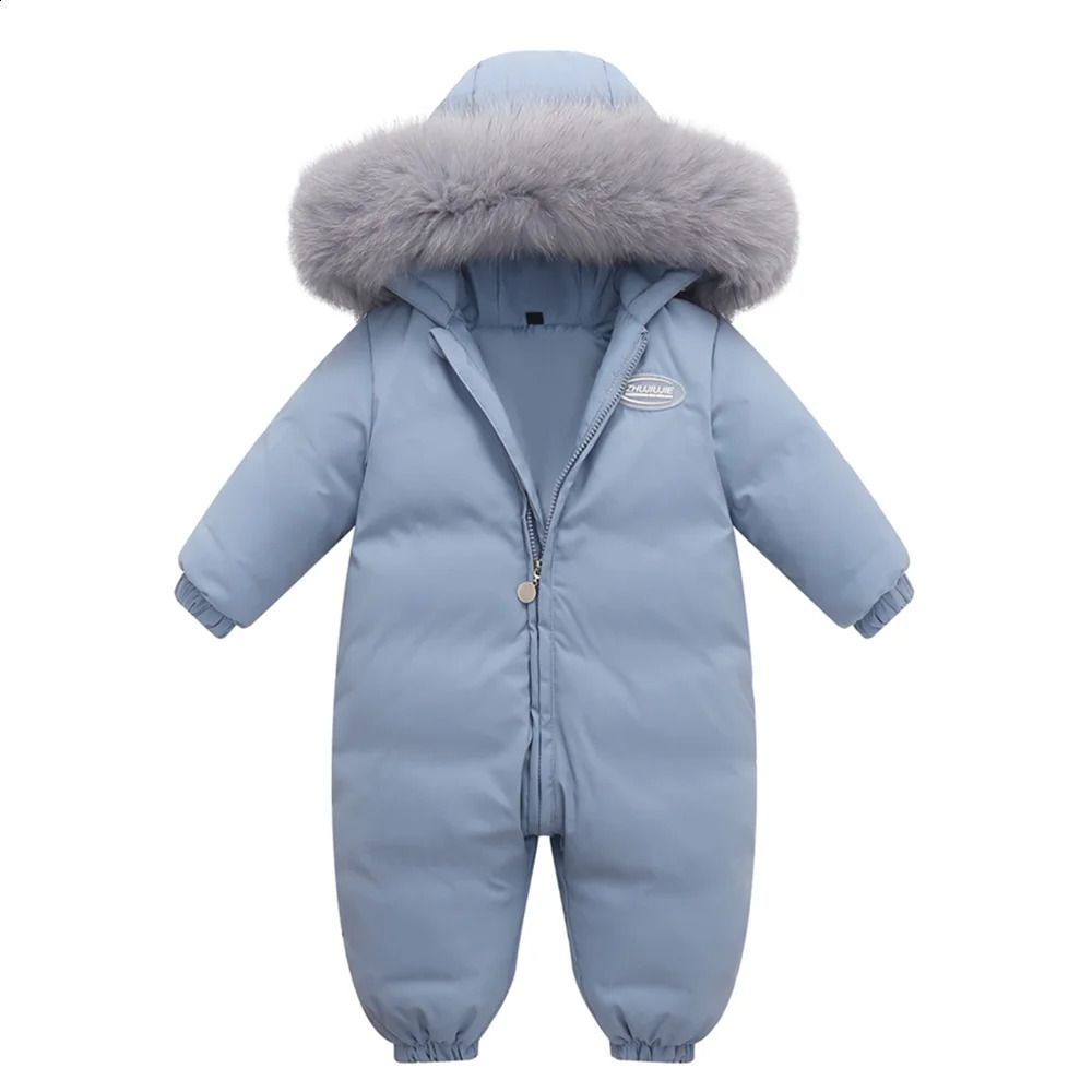 Winter Overalls Baby Clothing Clothes Snowsuit 90% Duck Down Jacket for Kids Girl Coat Park for Infant Boy Snow Suit Wear 240904