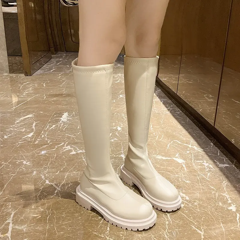 Women Brand Knee High Riding Autumn Winter Female Ladies Fashion Shoes Equestrian Boots d800