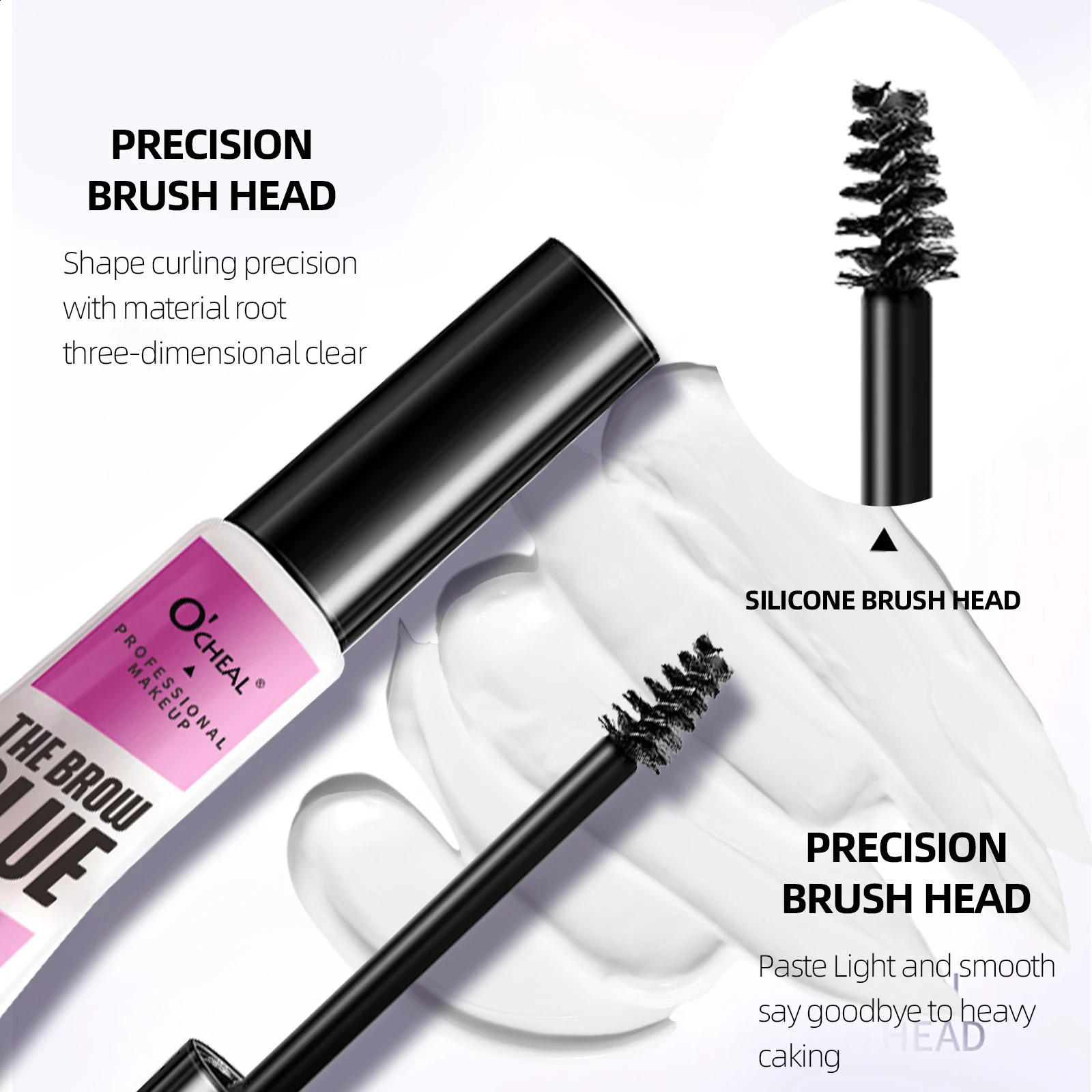 3D Eyebrow Natural Styling Gel Waterproof Transparent Quick Dry Eyebrow Wax Brow Lifting Long-lasting Eyebrow Enhancers Makeup 240914