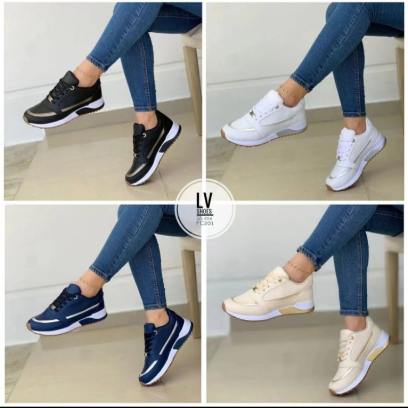 Luxury Women's Sneakers Mesh Lace-Up Women Casual Shoes Fashion Outdoor Running Sport Shoes comfortable Women Tennis Shoes 36-43