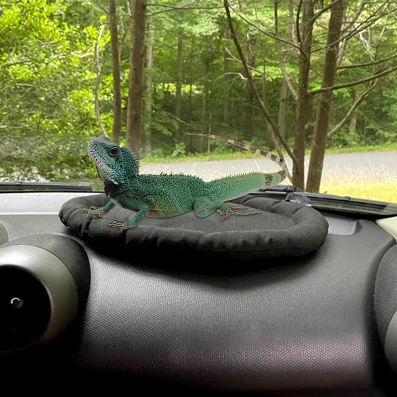 Car Lizard Hammock Portable Soft Bearded Dragon Pad Bearded Dragon Supplies Lightweight Reptile Bed With Strong Suction Cup For