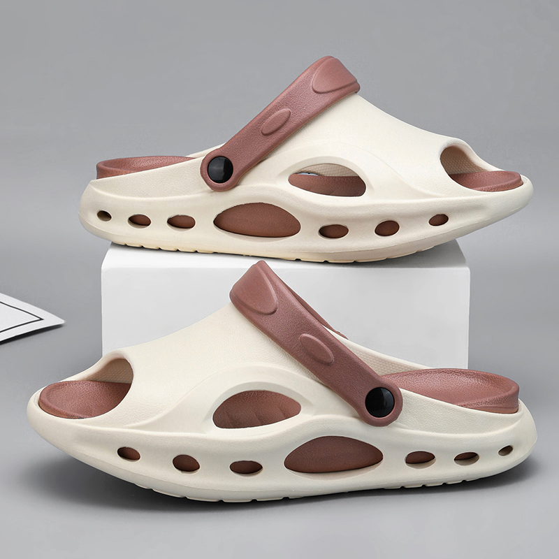Fashion Men's Sandals Beach Outdoor Slippers Comfortable Slides Beach Clogs Men Casual Shoes Garden Shoes Summer Men Slippers