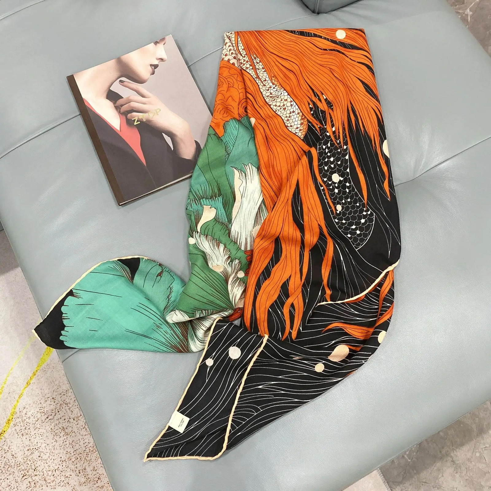 Warm Hems Rollerd Cashmere Scarf Square Shawls Women Large Wool Silk Poncho er Handerchief Cape 130 240909