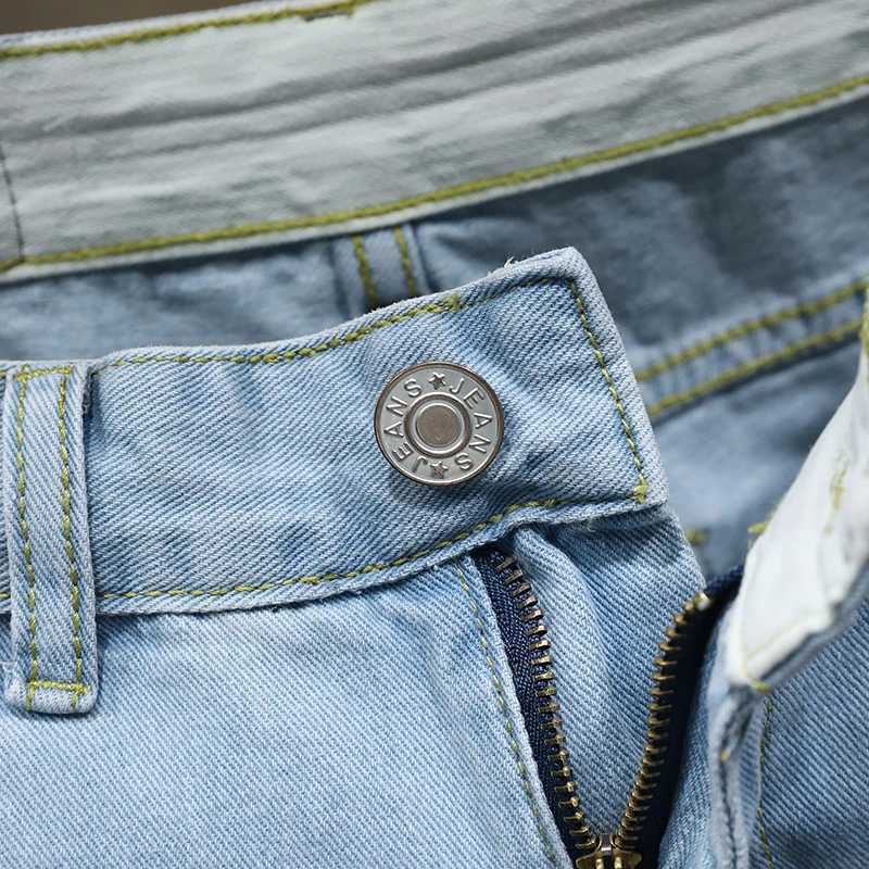 Personalized Beggar Denim Short Jeans Broken Copper Middle Pants Mens Cowboy Shorts Trendy Summer Thin Street Wear ShortsX240914