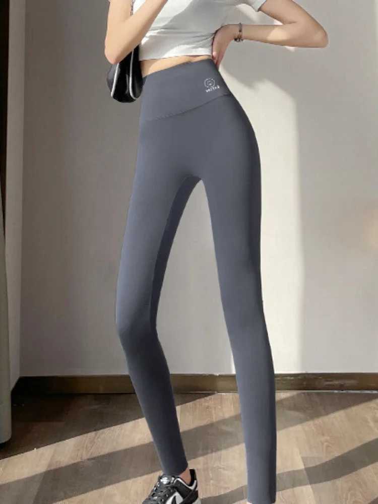 Seamless Leggings for Women Shark Pants Plush Autumn Winter Slim New Oversized Thin Thickened Yoga Pants Womens Warm LeggingsX240914
