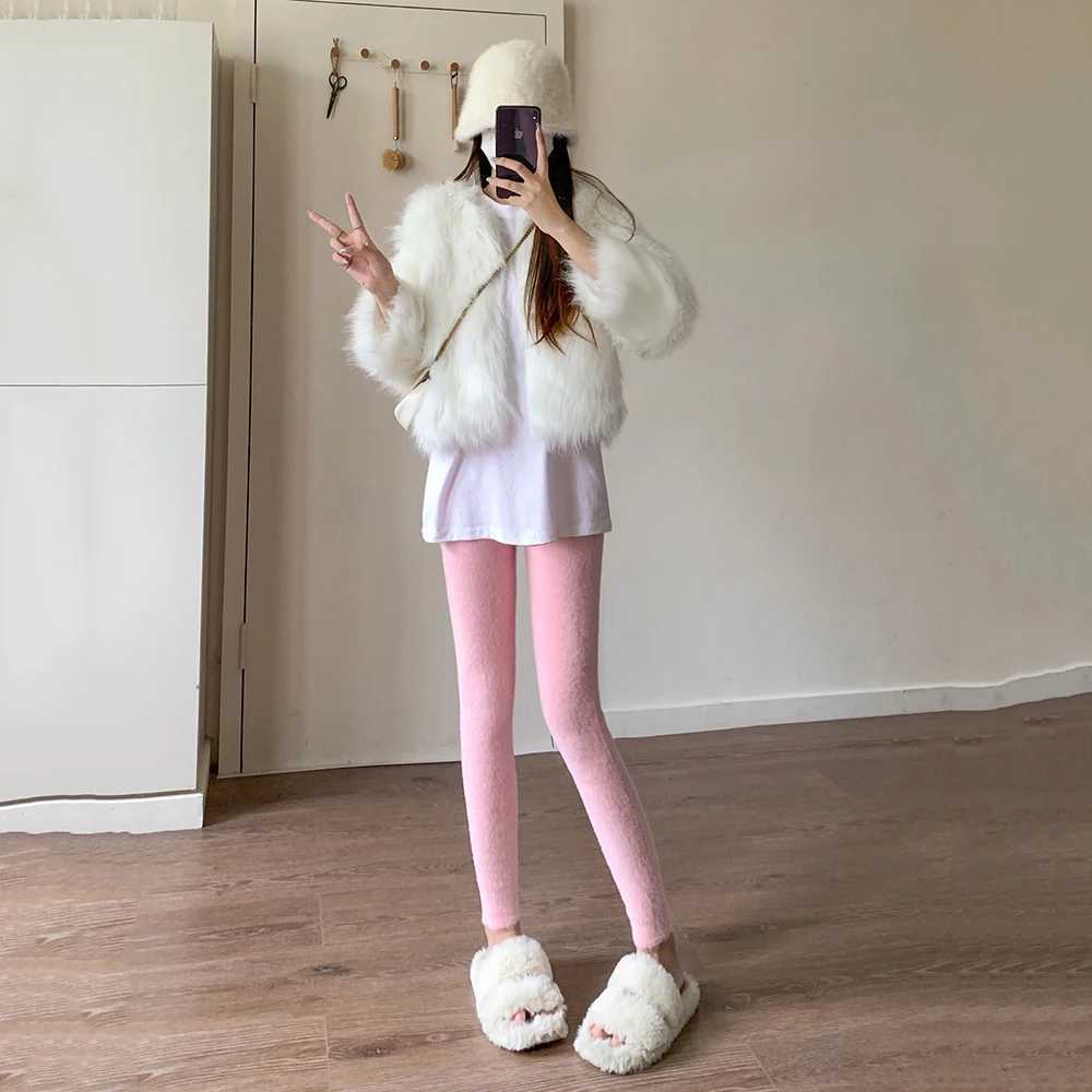 2023 Autumn/Winter New Japanese Knitted High Waist Underpants Womens Thickened Warm PantyhoseX240914