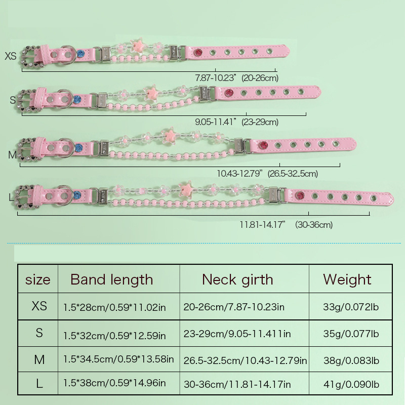 Pearl Dog Collar Leash Pet Imitated Pearl Necklace Collar Jewelry，Stainless Steel Wire Imitated Pearl Dog Leash for Kitten Puppy