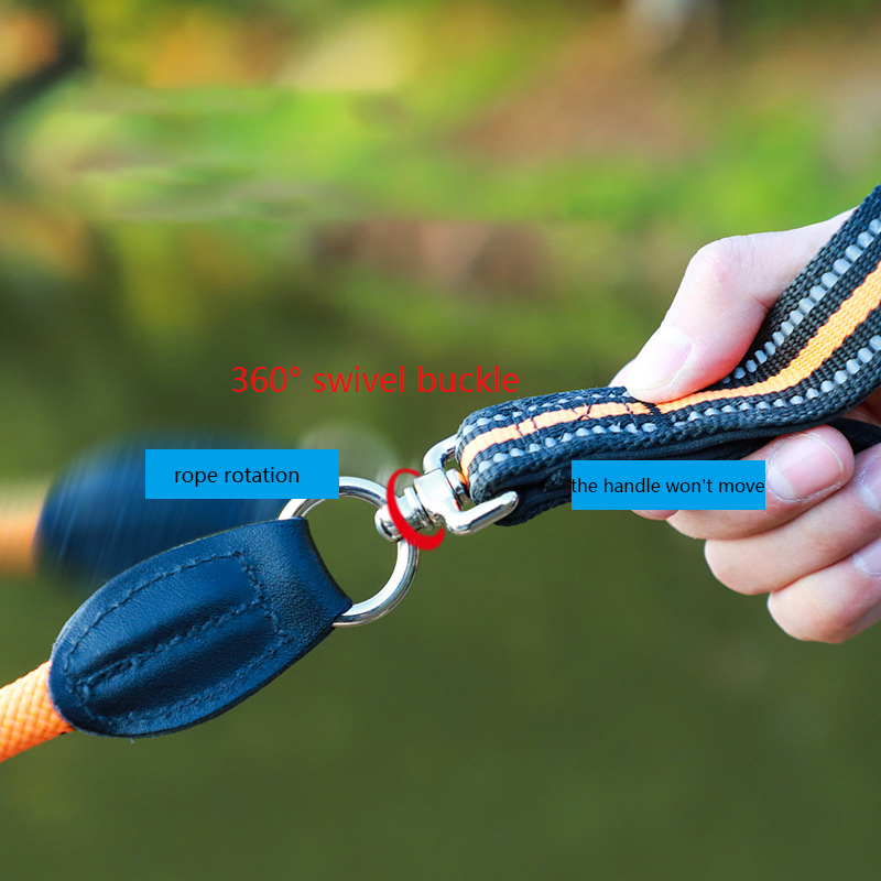 P Chain Dog Leash ,large Pet One-piece Reflective Leash Anti-winding for Medium Large Dog Training and Dog Walking Pet Supplies