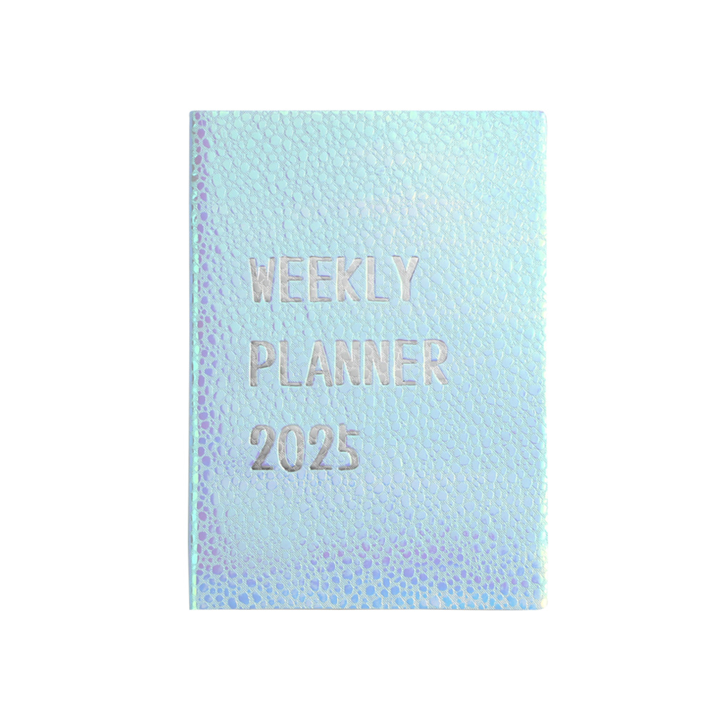 2025 Colorful Flash Week Plan Book, Stylish Multicolor Portable Schedule Book