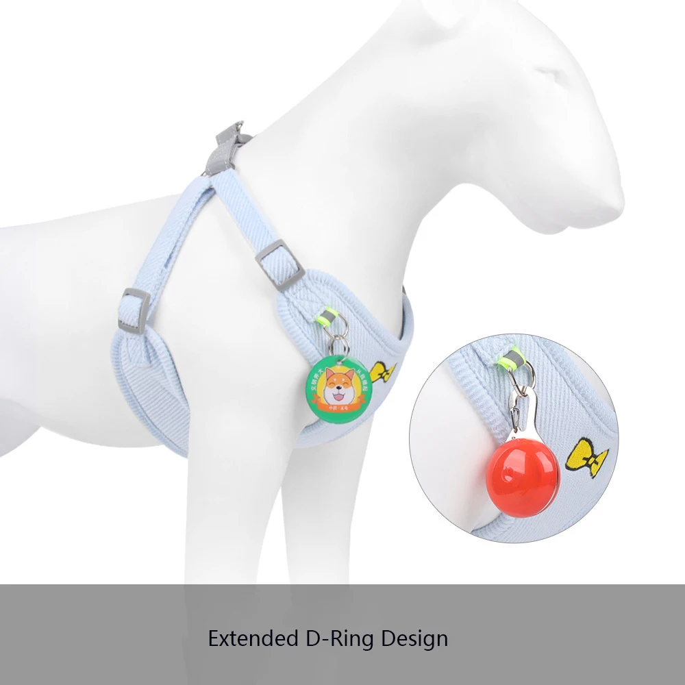 Vest-style Pet Harness with Matching Leash, Reflective Dog Leash and Leash Set for Pets Outdoors, Walking, Hiking, Dog Supplies