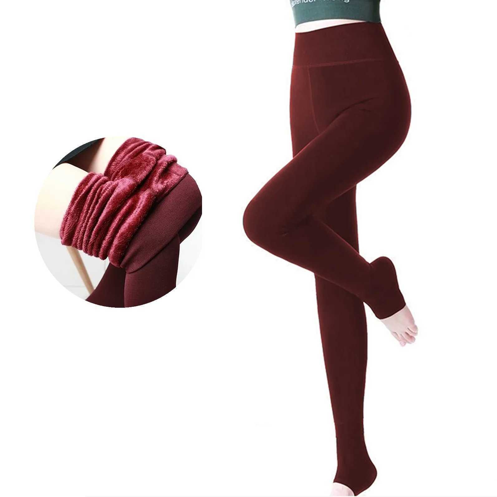 Women Legging Winter Extra Thick Warm Fleece Lined Thermal Stretchy Slim High Shorts Pack Womens Legging Leggings Full LengthX240914