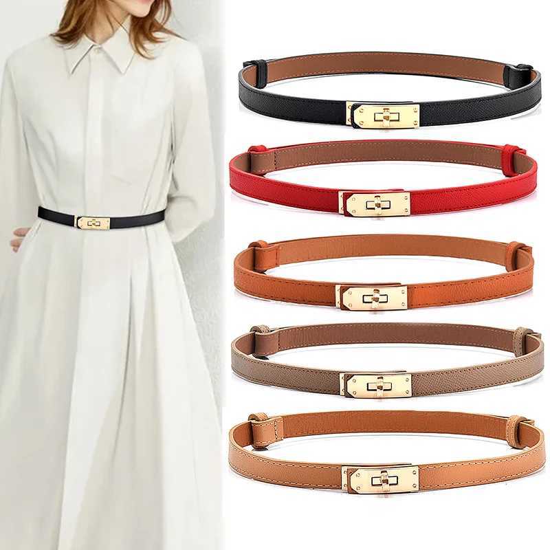 Fashion High Quality Patent Leather Belt Women Fine Belts Golden Lock Buckle Dress Jeans Sweater Waistband Belt Luxury DesignerX240914
