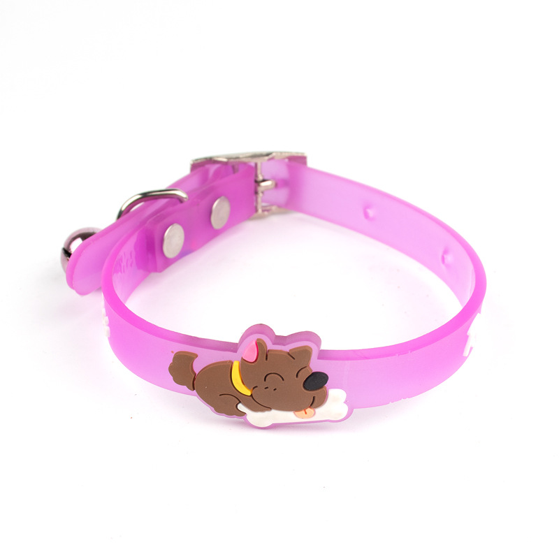 Breakaway Cat Collar with Bells,Soft Rubber Kitten Collars,Safety Adjustable Buckle,Lightweight Cute Cotton Pet Collar for Cats