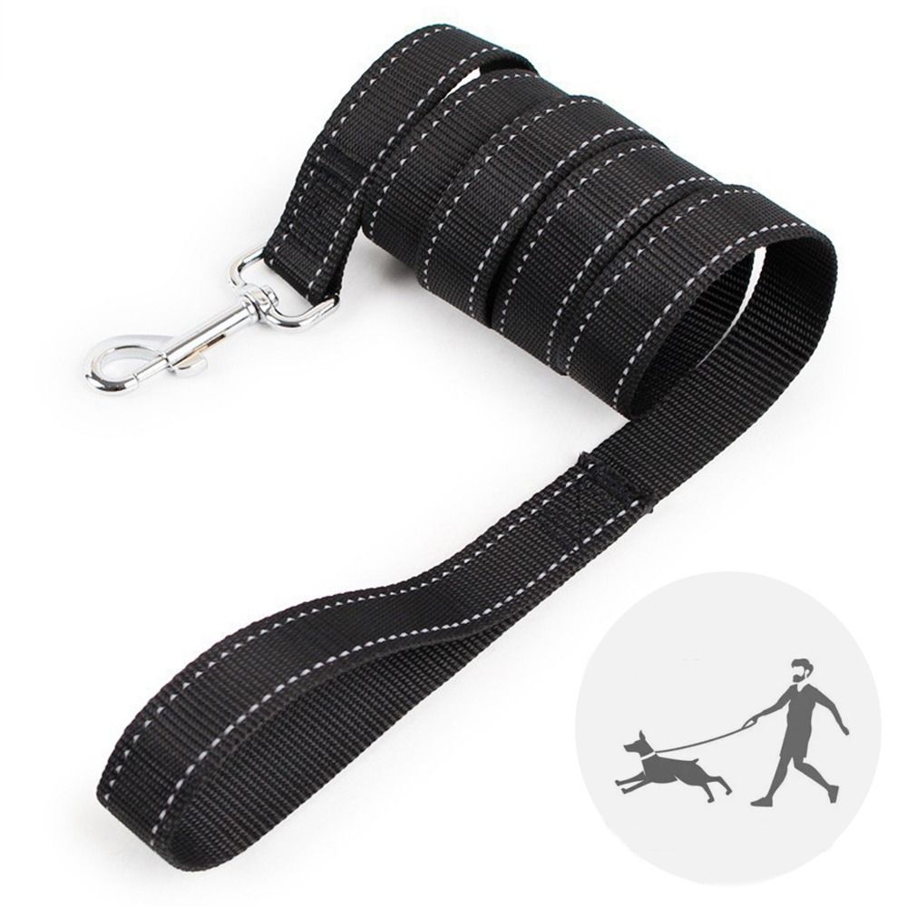 Hot Nylon Dog Lead Reflective Handle Dog Training Lead Comfort Strong Padded Tracking Leash for Dog