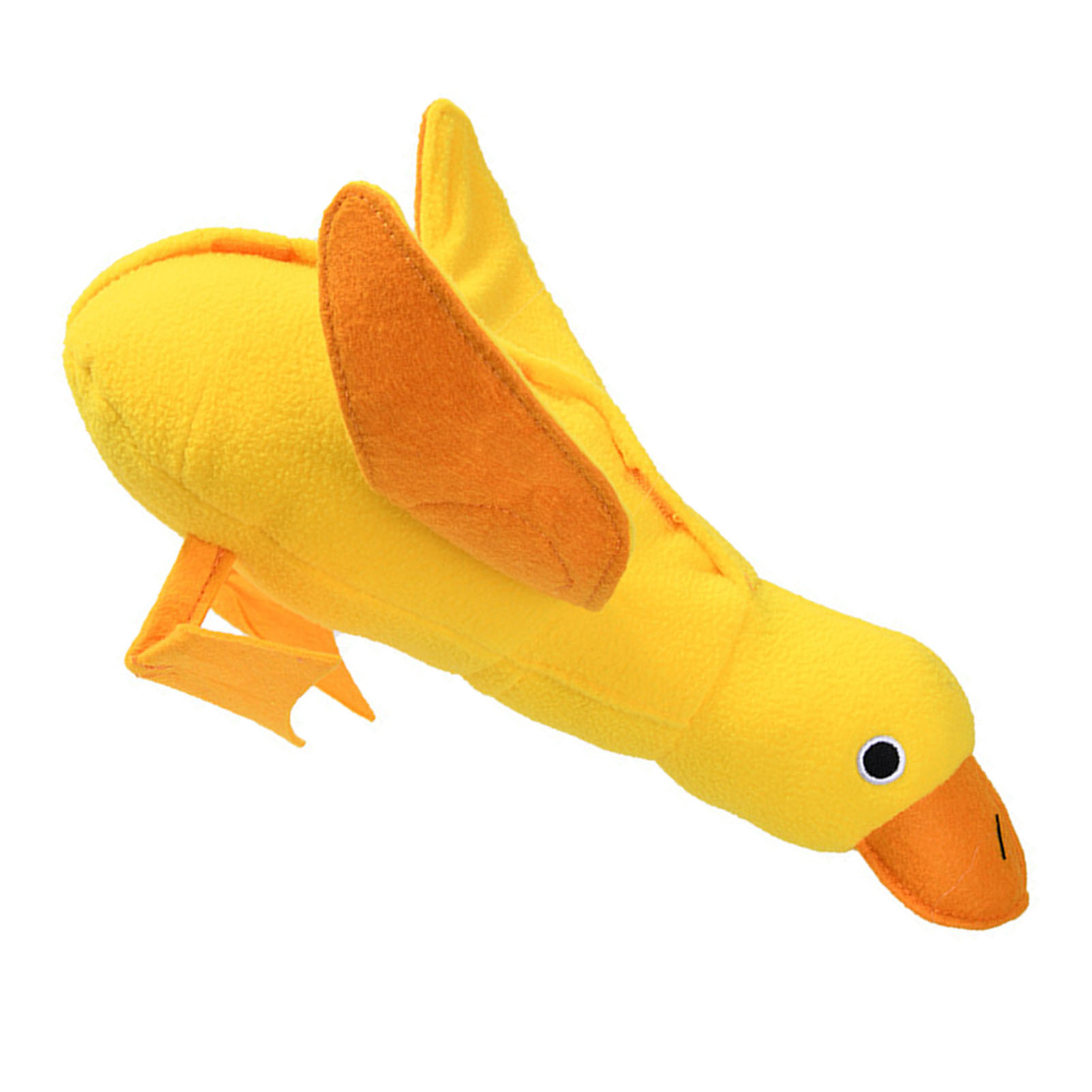 Dog Squeaky Toy Teeth Cleaning Interactive Cute Duck Shape Plush Puppy Chew Toy For Pet